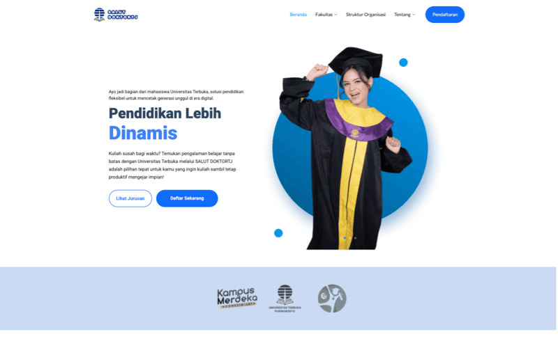 Landing Page Universitas Terbuka